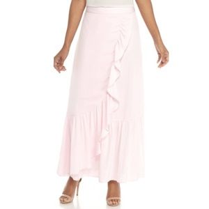 Kaari Blue Ruffle Skirt